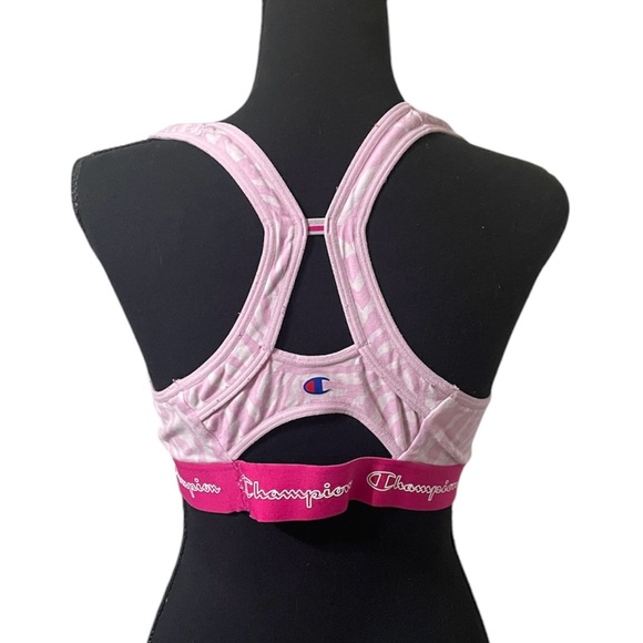Champion Pink Zebra Print Sports Bra - Picture 2 of 2